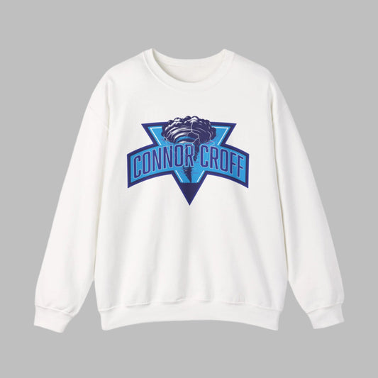 Connor Croff Blue Logo Unisex Heavy Blend™ Crewneck Sweatshirt