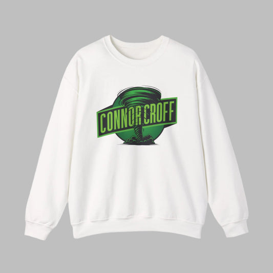 Connor Croff Green Circle Logo Unisex Heavy Blend™ Crewneck Sweatshirt