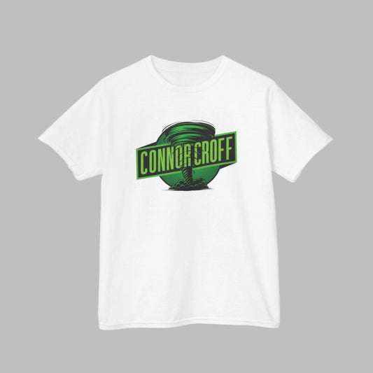 YOUTH (KIDS) Connor Croff Green Circle Logo Heavy Cotton™ Tee