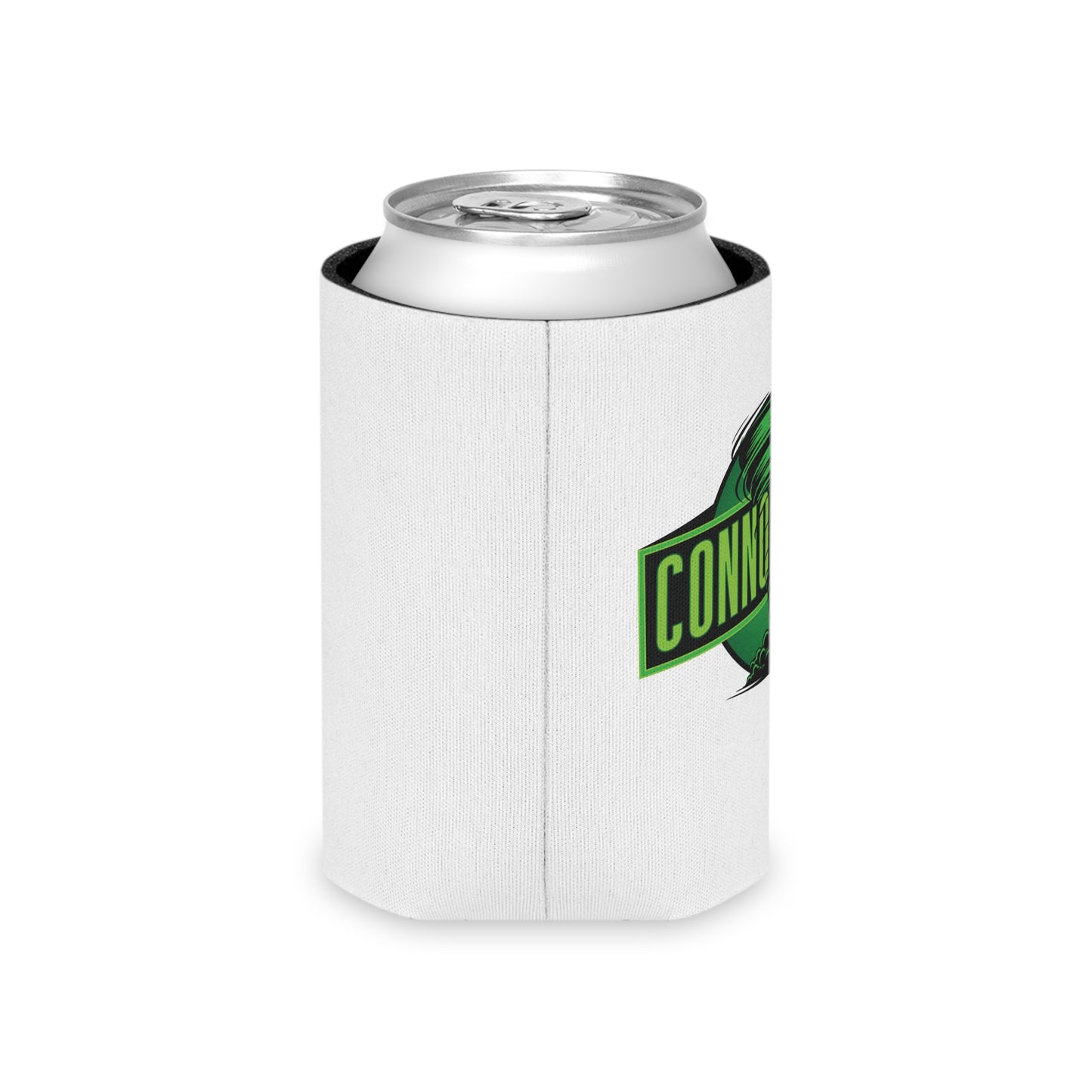 Connor Croff Tornado Green Logo Can Cooler Sleeve for Regular Cans