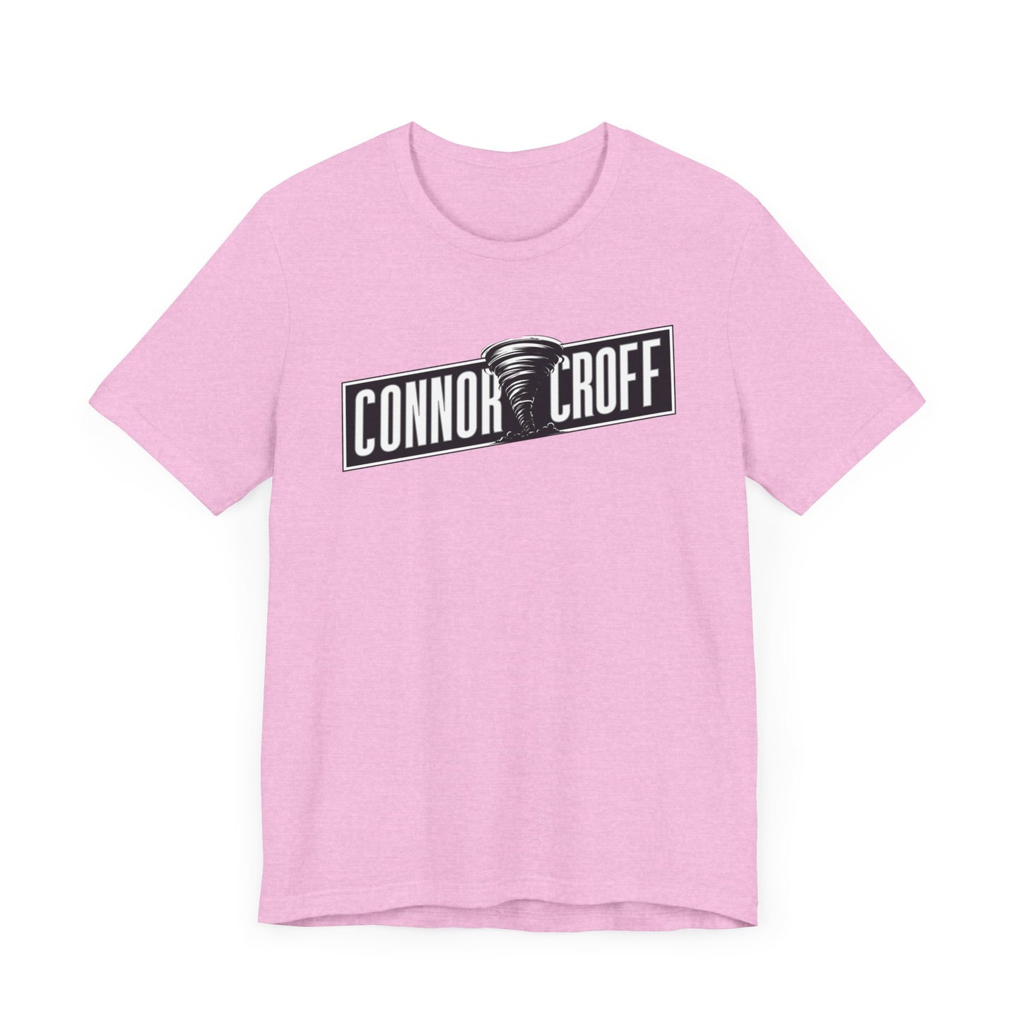 Connor Croff Black White Logo Unisex Jersey Short Sleeve Tee