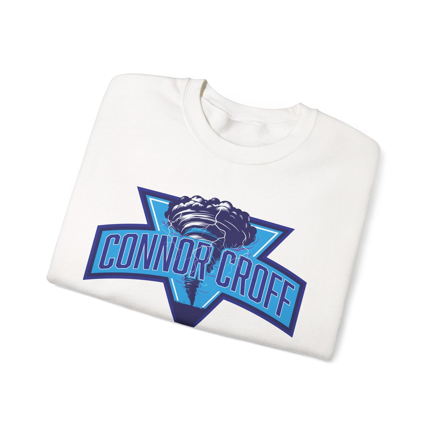 Connor Croff Blue Logo Unisex Heavy Blend™ Crewneck Sweatshirt