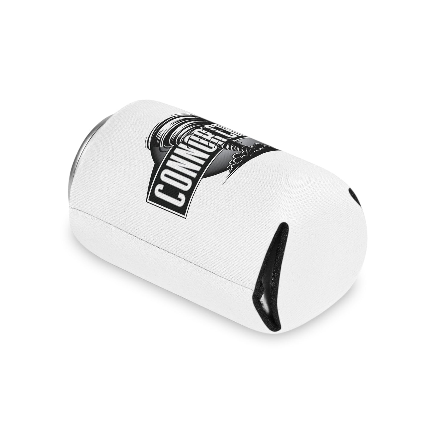 Connor Croff Tornado Black & White Can Cooler Sleeve for Regular Cans