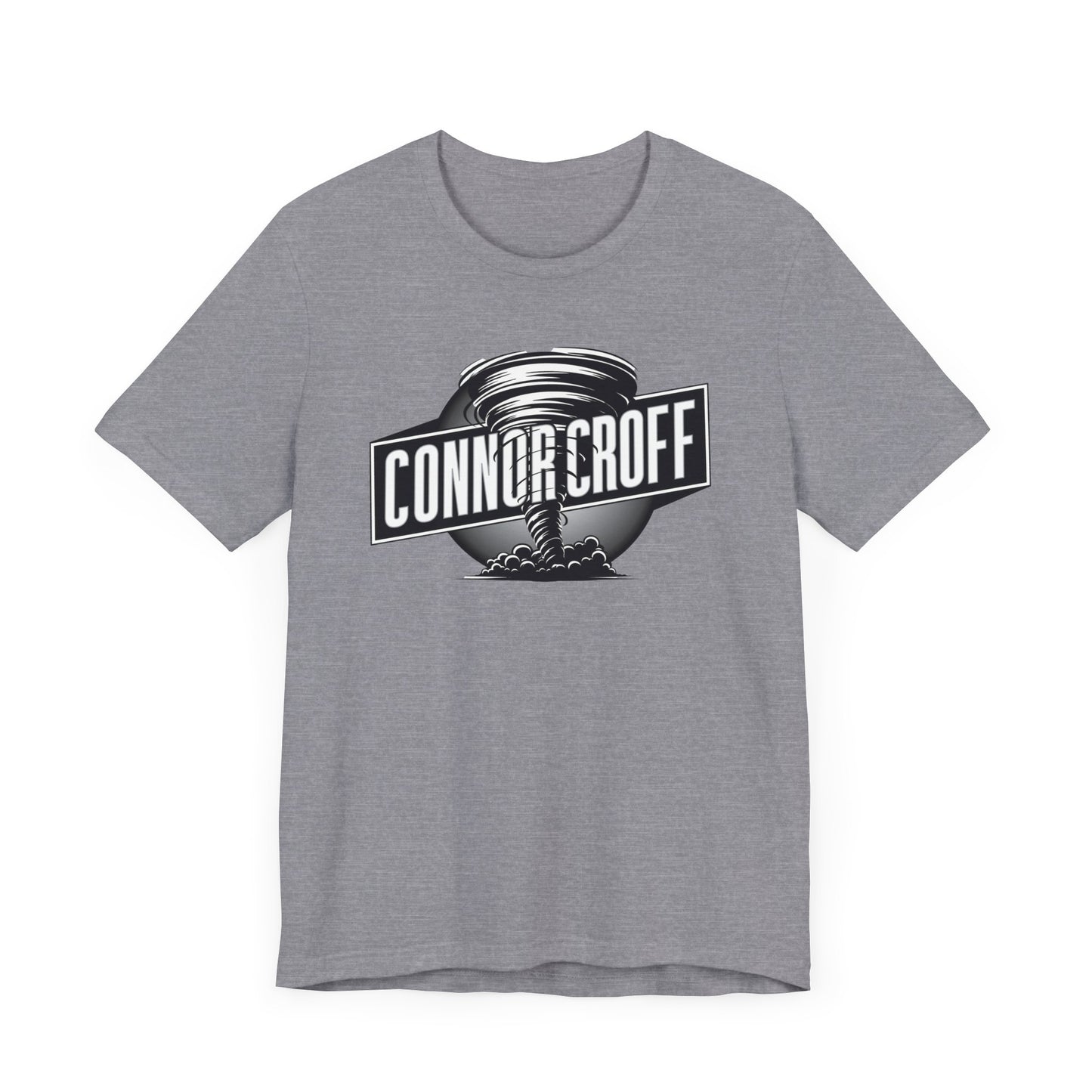 Connor Croff Black White Circle Logo Unisex Jersey Short Sleeve Tee