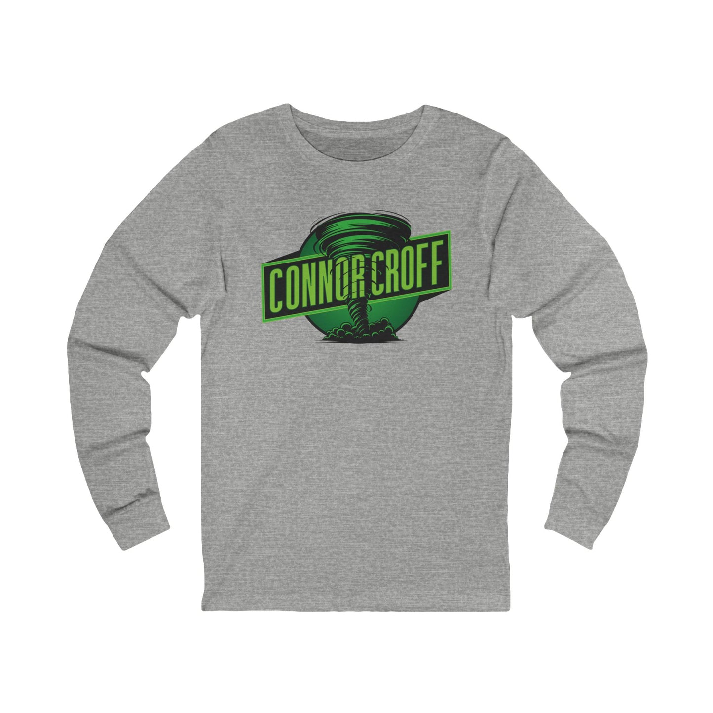 Connor Croff Green Circle Logo Unisex Jersey Long Sleeve Tee