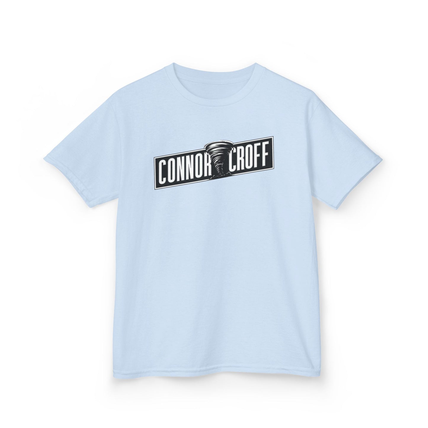 YOUTH (KIDS) Connor Croff Black White Logo Heavy Cotton™ Tee