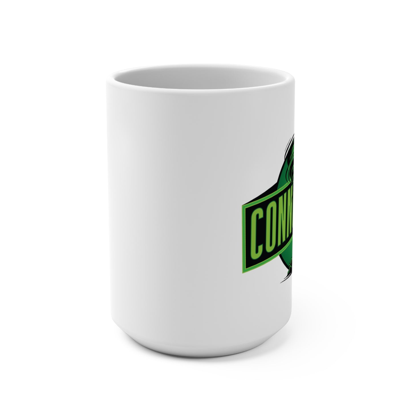 Connor Croff Green Circle Logo Mug 15oz