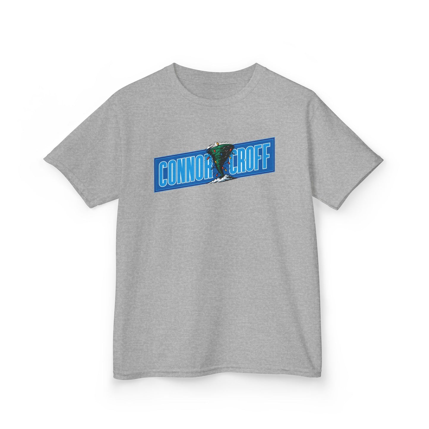 Connor Croff KIDS Heavy Cotton™ Tee Christmas Logo