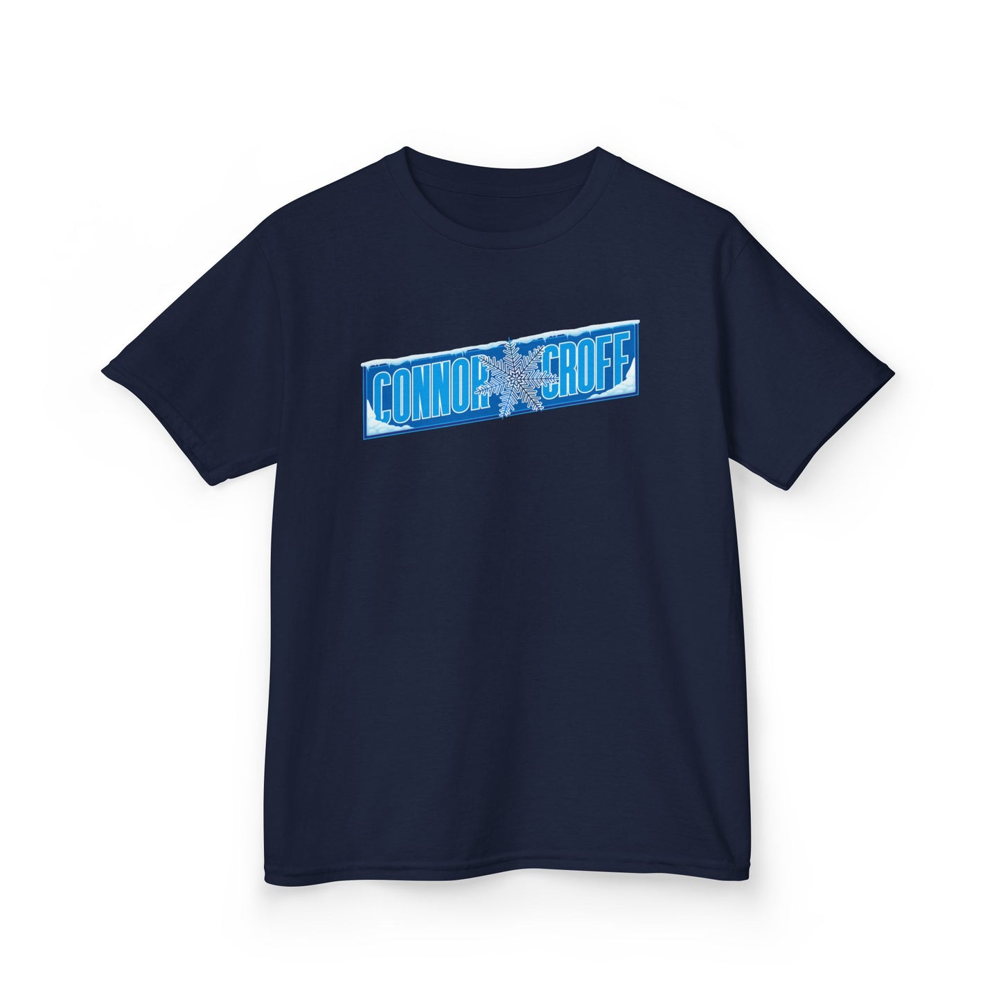 Connor Croff KIDS Heavy Cotton™ Tee Snowflake Winter Logo